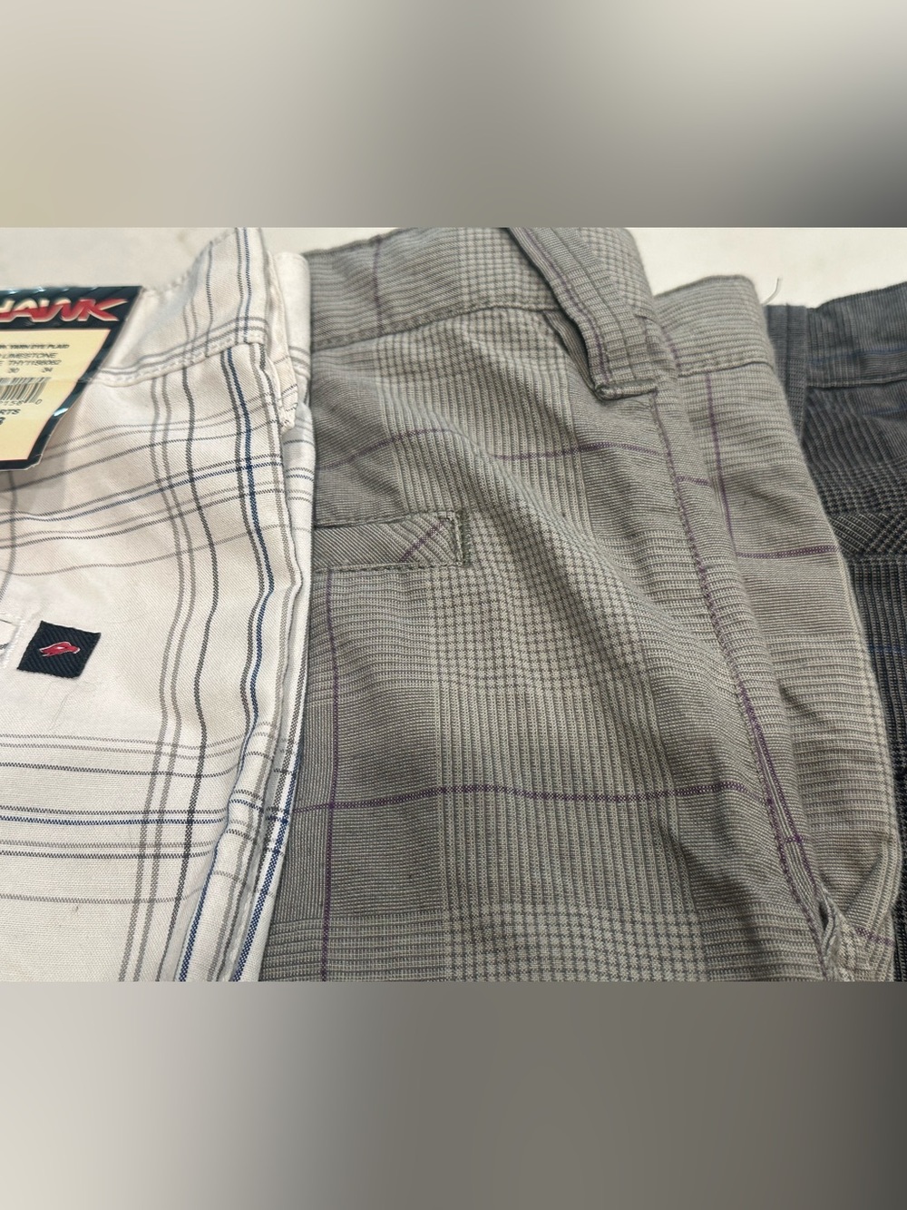 NEW - 3 PAIR - TONY HAWK  Performance Mens Skateboard Shorts Size 38